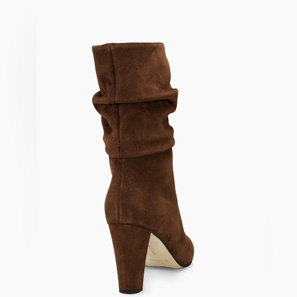 Manolo Blahnik - Calasso 90MM Suede Slouch Boots - NIB - 37 - Picture 3 of 10